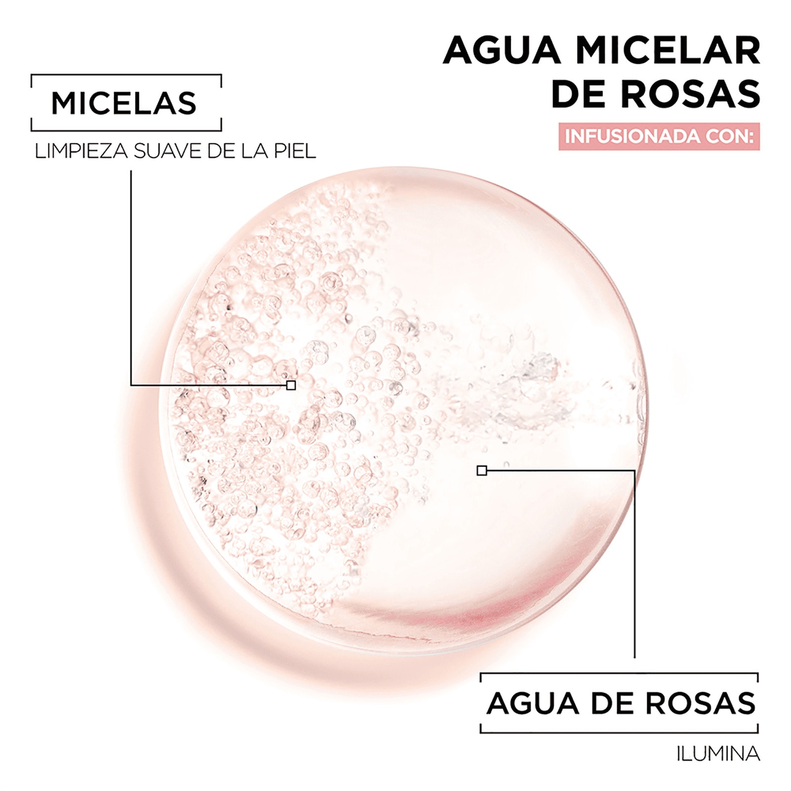 agua micelar garnier rosas skinactive